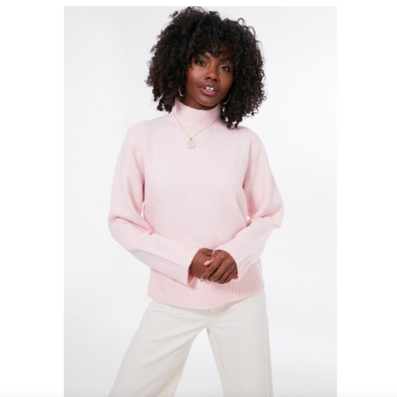 Tuckernuck Sweaters - Tuckernuck Hyacinth House Pink Long Sleeve Cameron Turtleneck Sweater Size Small